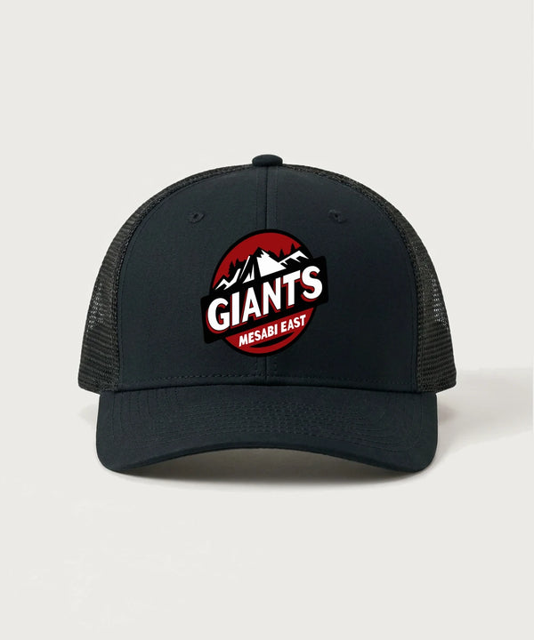 Mesabi East High School Football (Boys) - Black/ Black Sport-Tek Club Trucker Cap STC46