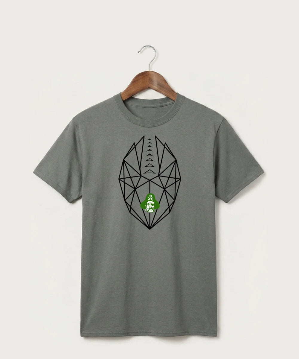 Verndale High School Football (Boys) - Medium Grey Port & Co Core Cotton Tee. PC54