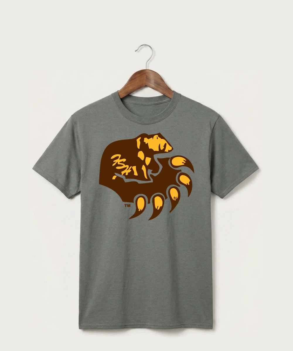 Fargo South High School Volleyball (Girls) - Medium Grey Port & Co Core Cotton Tee. PC54