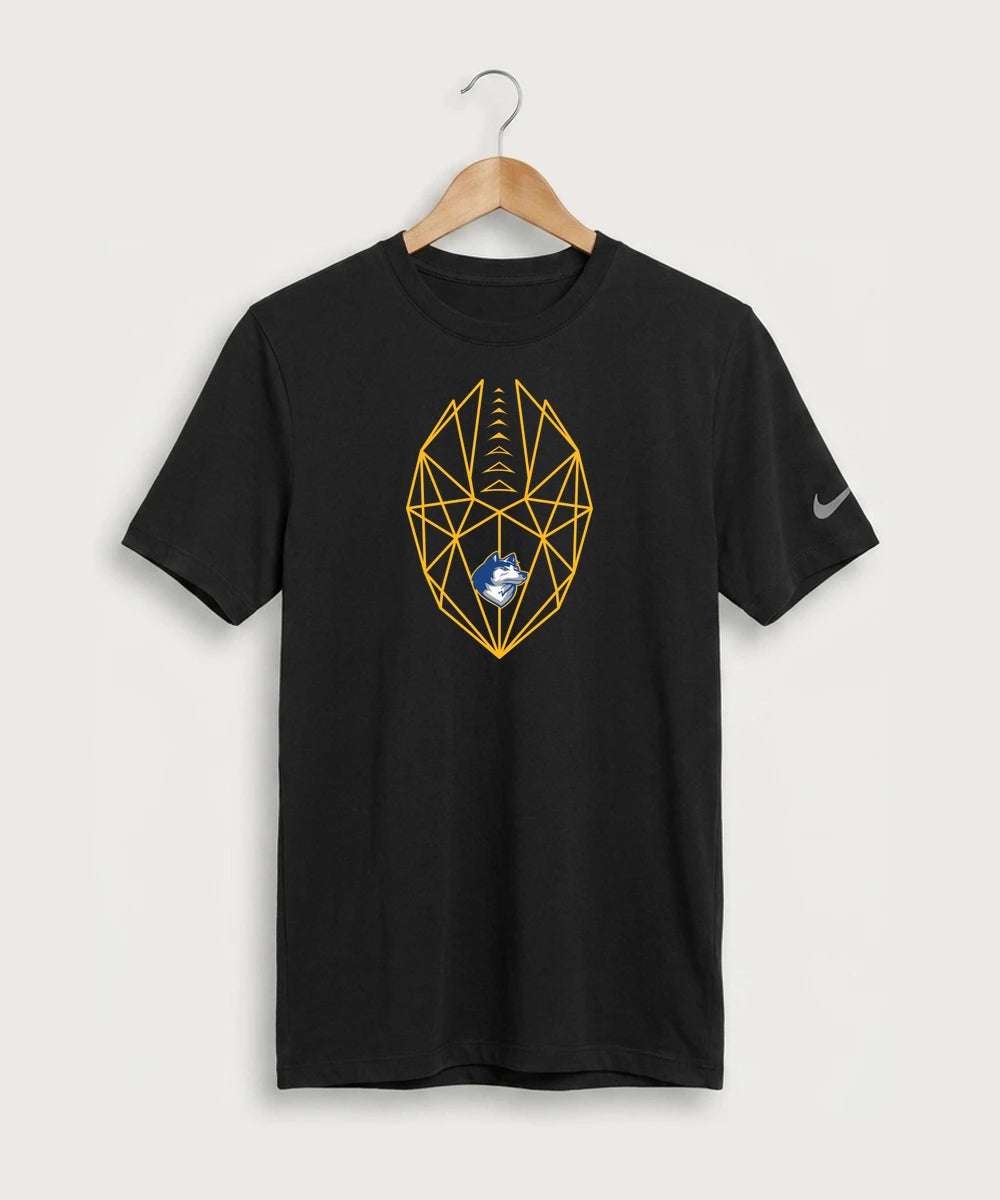 Bigfork Senior High School Football (Boys) - Black Nike Swoosh Sleeve rLegend Tee NKDX8730
