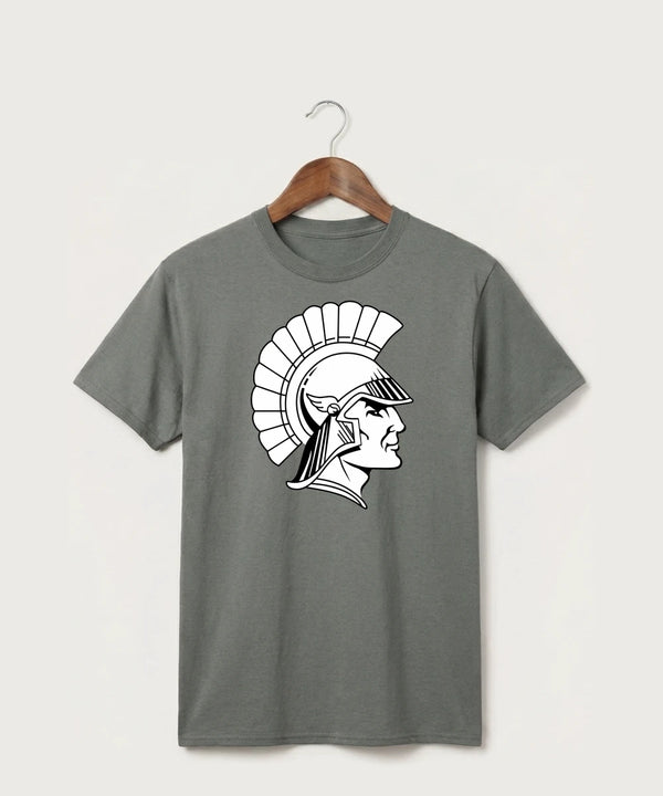 Wauwatosa West Football - Medium Grey Port & Co Core Cotton Tee. PC54