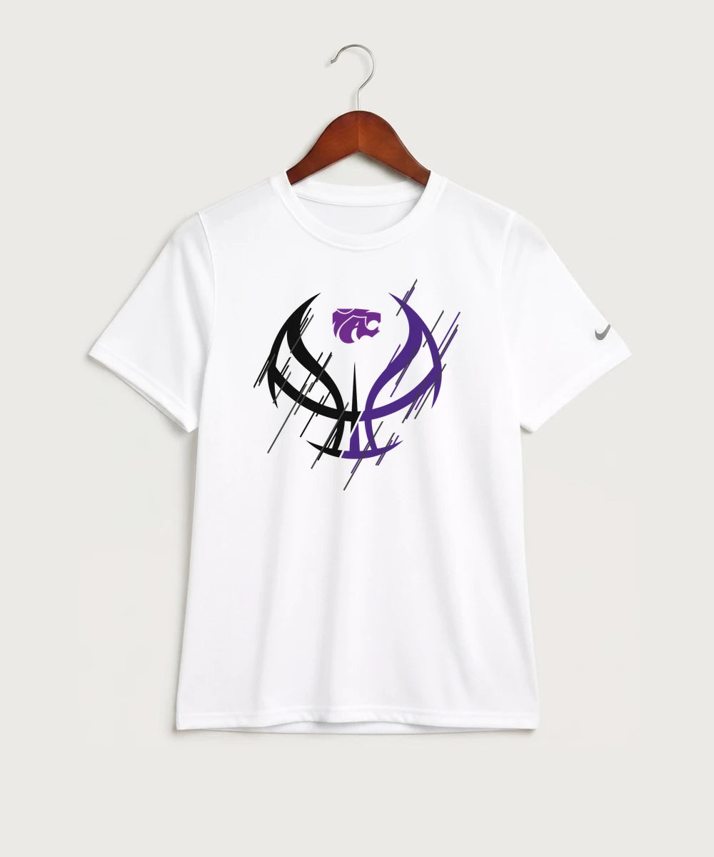 Axtell High School Basketball (Girls) Team Store - White Nike Youth Swoosh Sleeve rLegend Tee NKDX8787