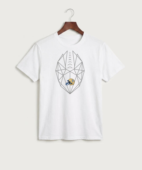 Braham Area High School Football (Boys) - White Port & Co Core Cotton Tee. PC54
