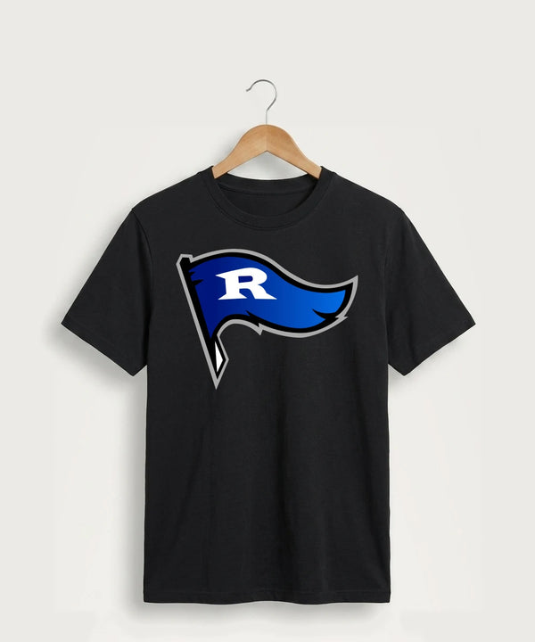 Red Lake County Central Football (Boys) - Jet Black Port & Co Core Cotton Tee. PC54