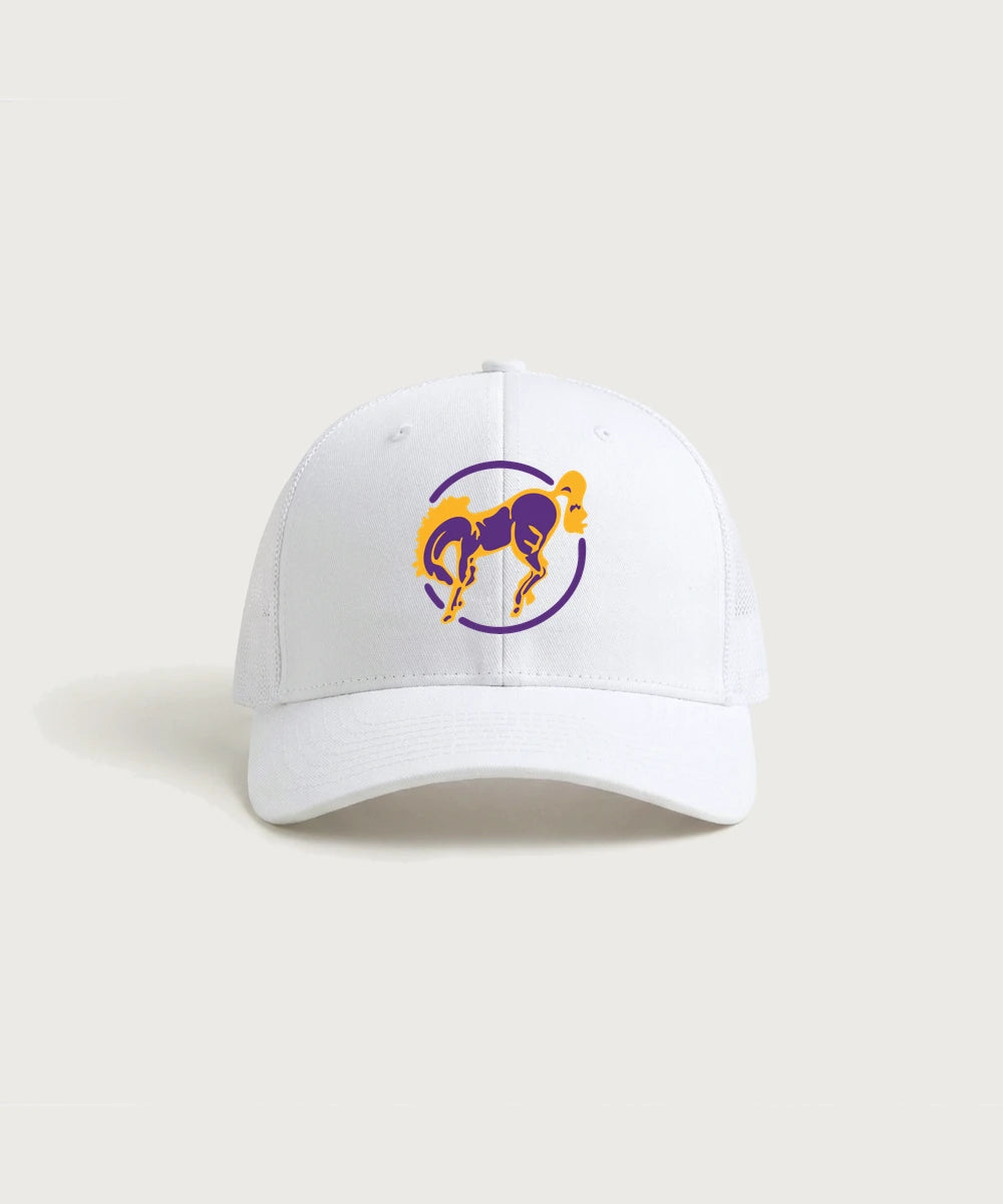 International Falls High School Football (Boys) - White/ White Sport-Tek Club Trucker Cap STC46
