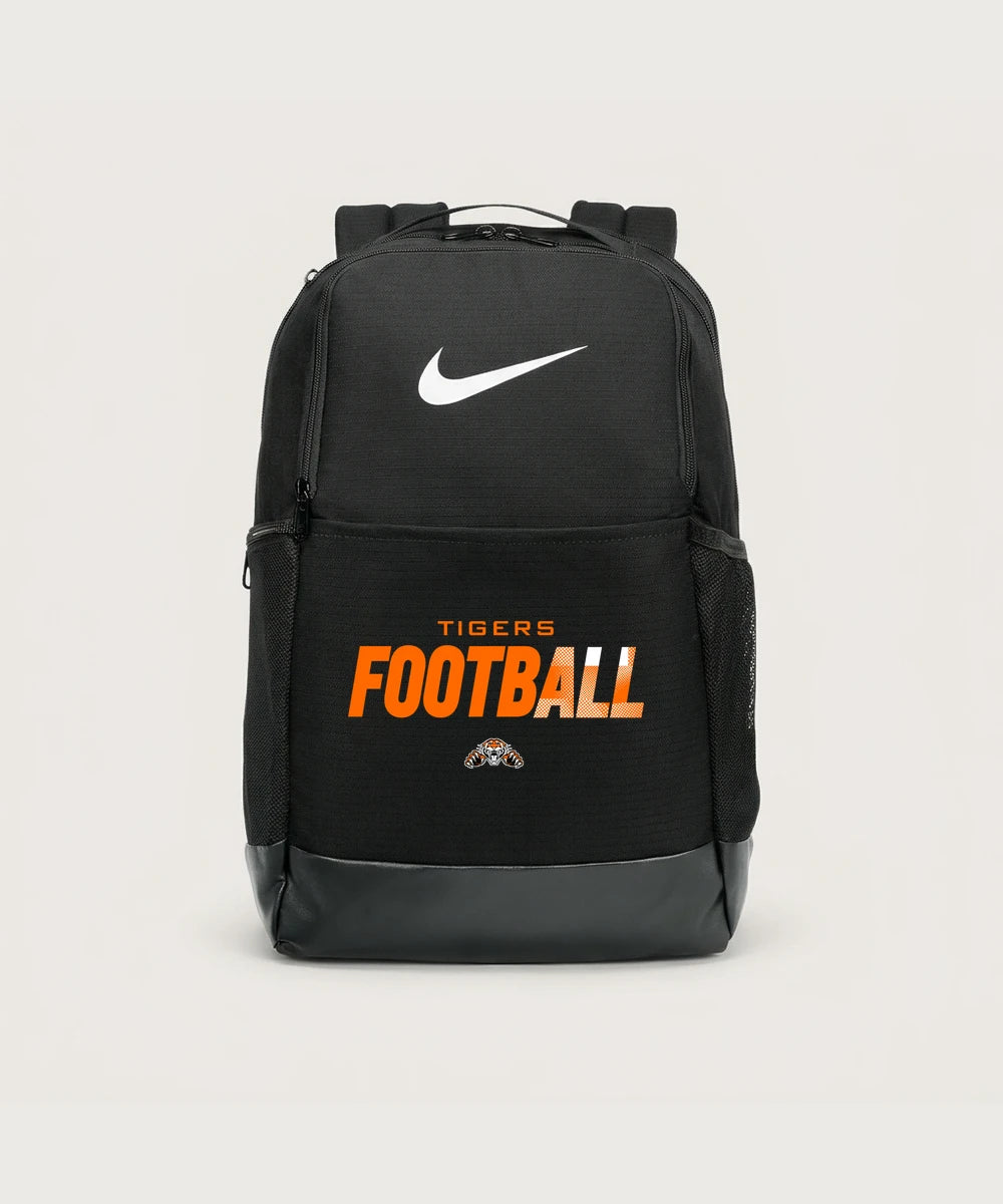 Pine River Backus High School Football (Boys) - Black Nike Brasilia Medium Backpack NKDH7709