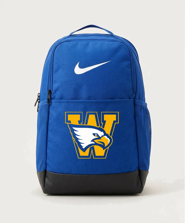 Windom Area High School Football (Boys) - Game Royal Nike Brasilia Medium Backpack NKDH7709