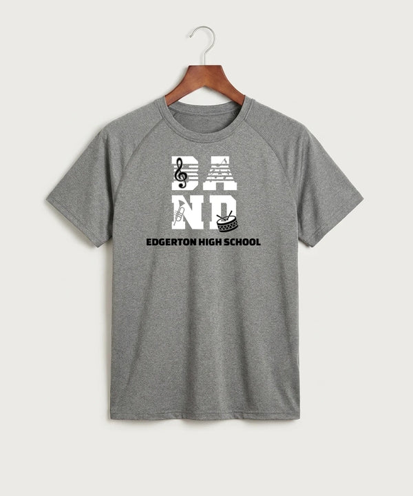 Edgerton High School Band Team Store - Gray Tee
