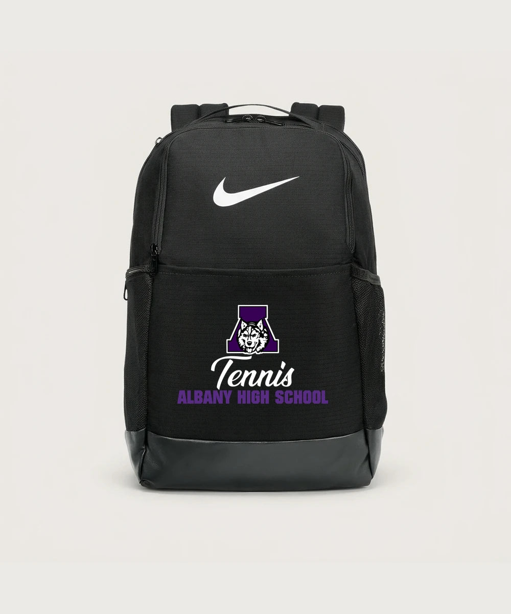 Albany High School Tennis (Boys) - Black Nike Brasilia Medium Backpack NKDH7709