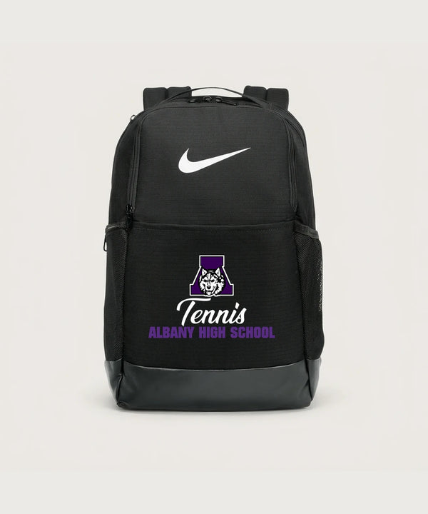 Albany High School Tennis (Boys) - Black Nike Brasilia Medium Backpack NKDH7709
