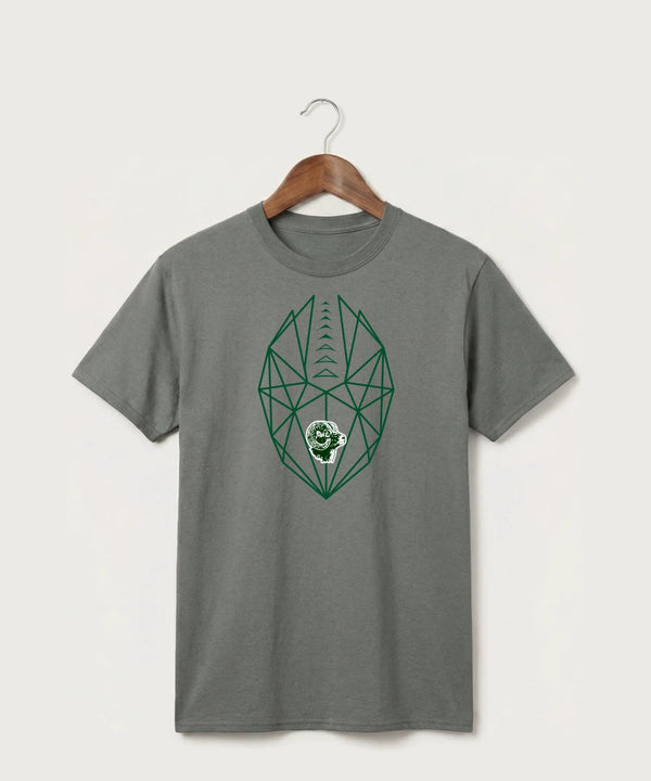 Roseau High School Football (Boys) - Medium Grey Port & Co Core Cotton Tee. PC54