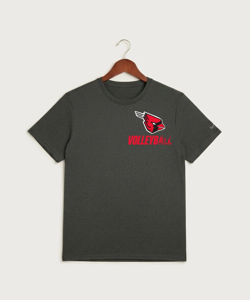 Forreston Volleyball - Dark Smoke Heather Nike Swoosh Sleeve rLegend Tee NKDX8730