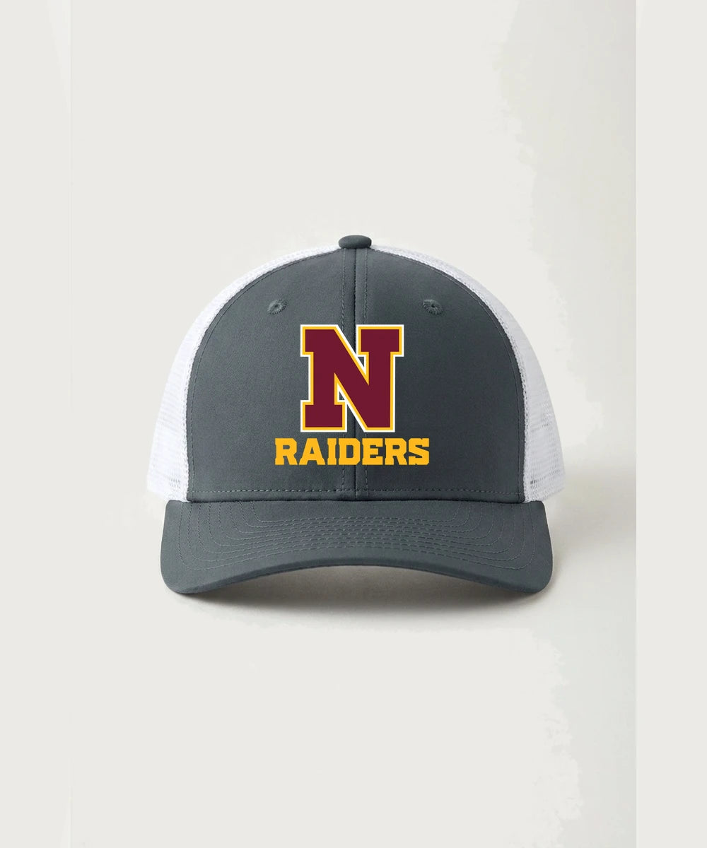 Northfield High School Volleyball (Girls) - Iron Grey/ White Sport-Tek Club Trucker Cap STC46