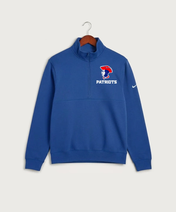 Hills-Beaver Creek High School Volleyball (Girls) - Game Royal Nike Club Fleece Sleeve Swoosh 1/2-Zip NKDX6718