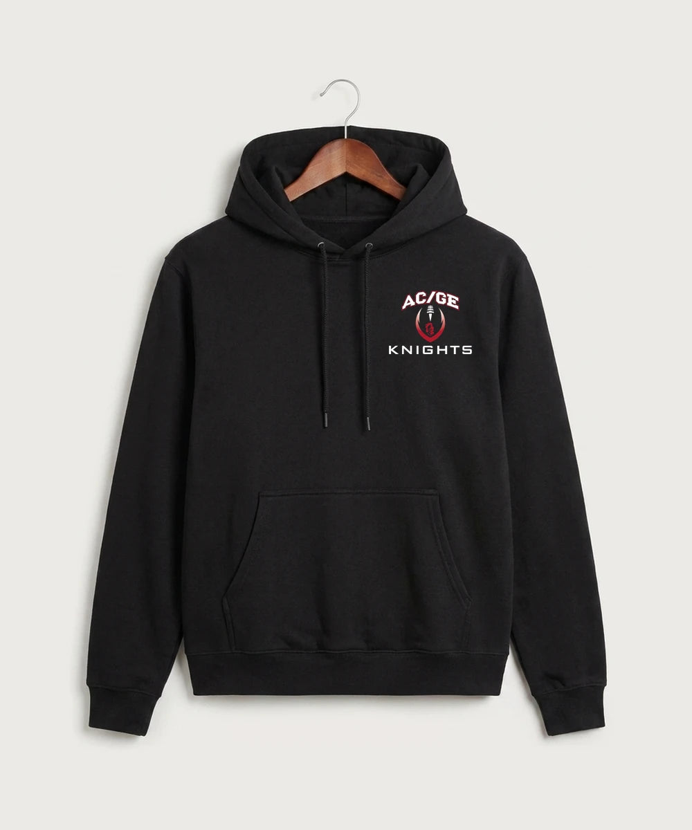 Alden-Conger-Glenville Emmons High School Football (Boys) - Black Hoodie Value