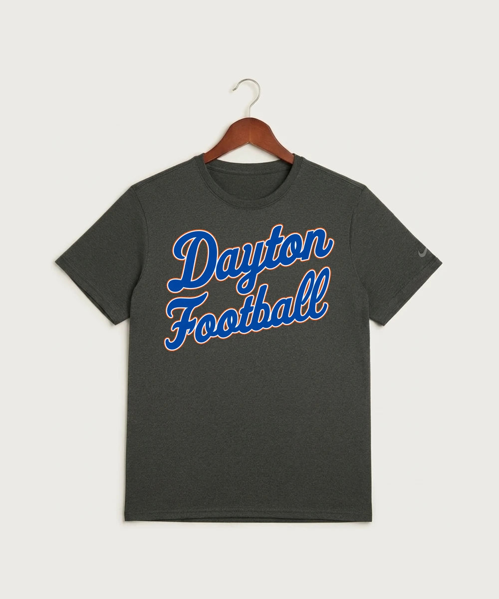 Jonathan Dayton High School Football Team Store - Dark Smoke Heather Nike Swoosh Sleeve rLegend Tee NKDX8730