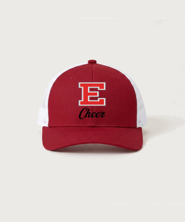 Duluth East High School Cheer (Coed) - Deep Red/ White Sport-Tek Club Trucker Cap STC46