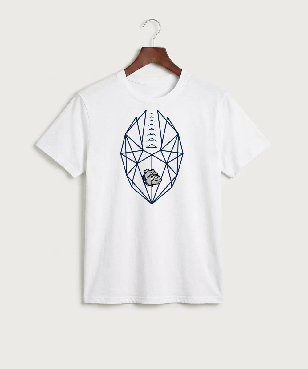 Sargent County High School Football (Boys) - White Port & Co Core Cotton Tee. PC54