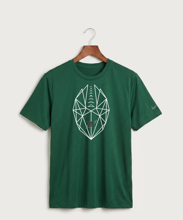 Rock Ridge High School Football (Boys) - Gorge Green Nike Swoosh Sleeve rLegend Tee NKDX8730