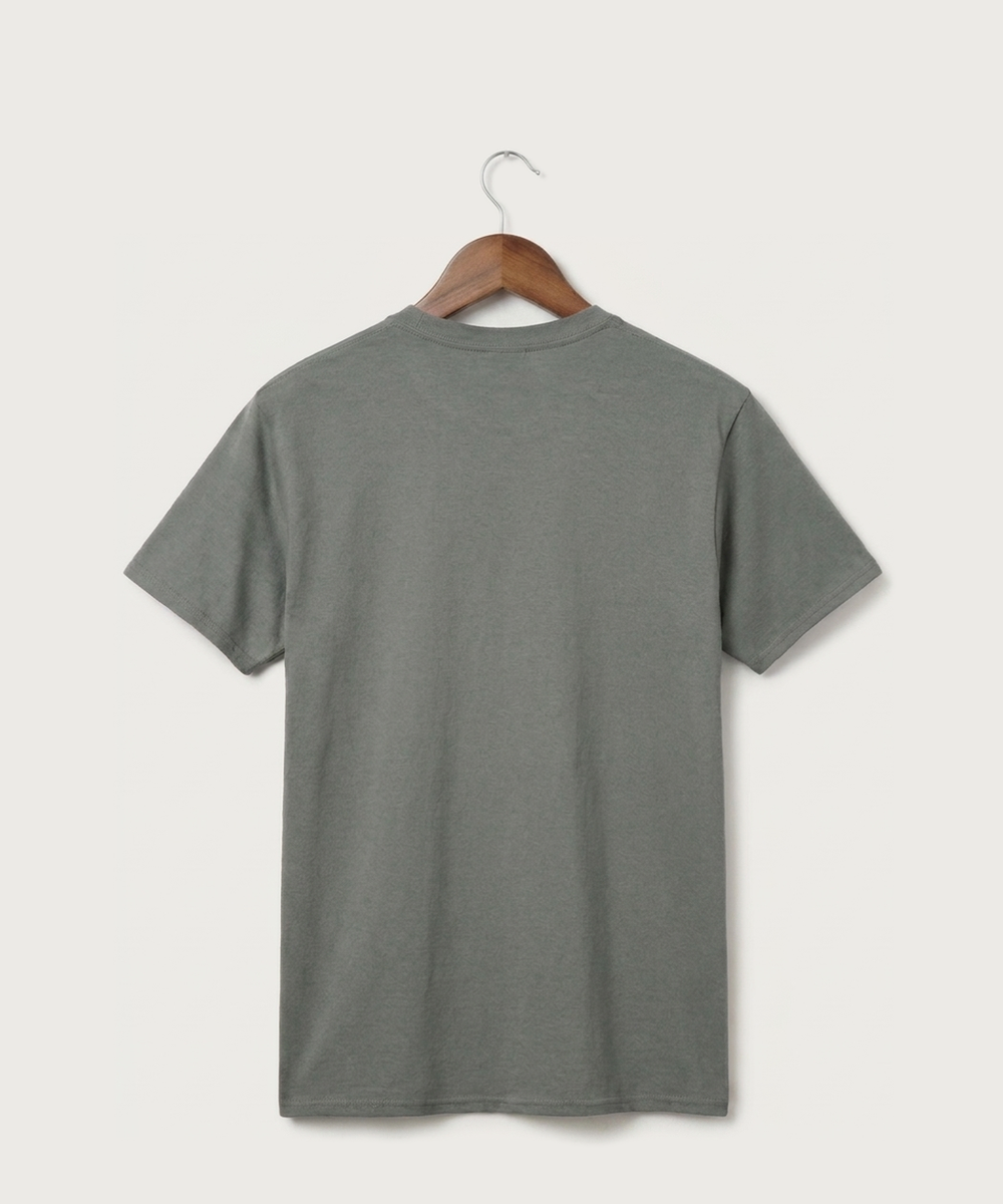 Ada Borup High School Football (Boys) - Medium Grey Port & Co Core Cotton Tee. PC54 (back)