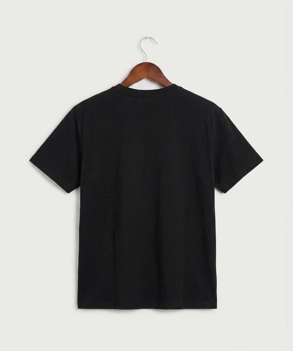 Wisconsin Hanger Test - Black Tee - Full Front (back)