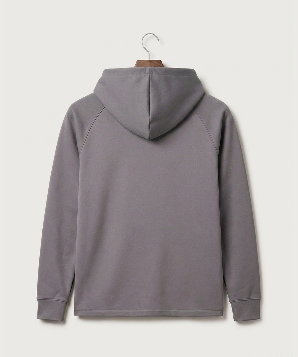 Wisconsin Hanger Test - Gray Hoodie - Full Front (back)