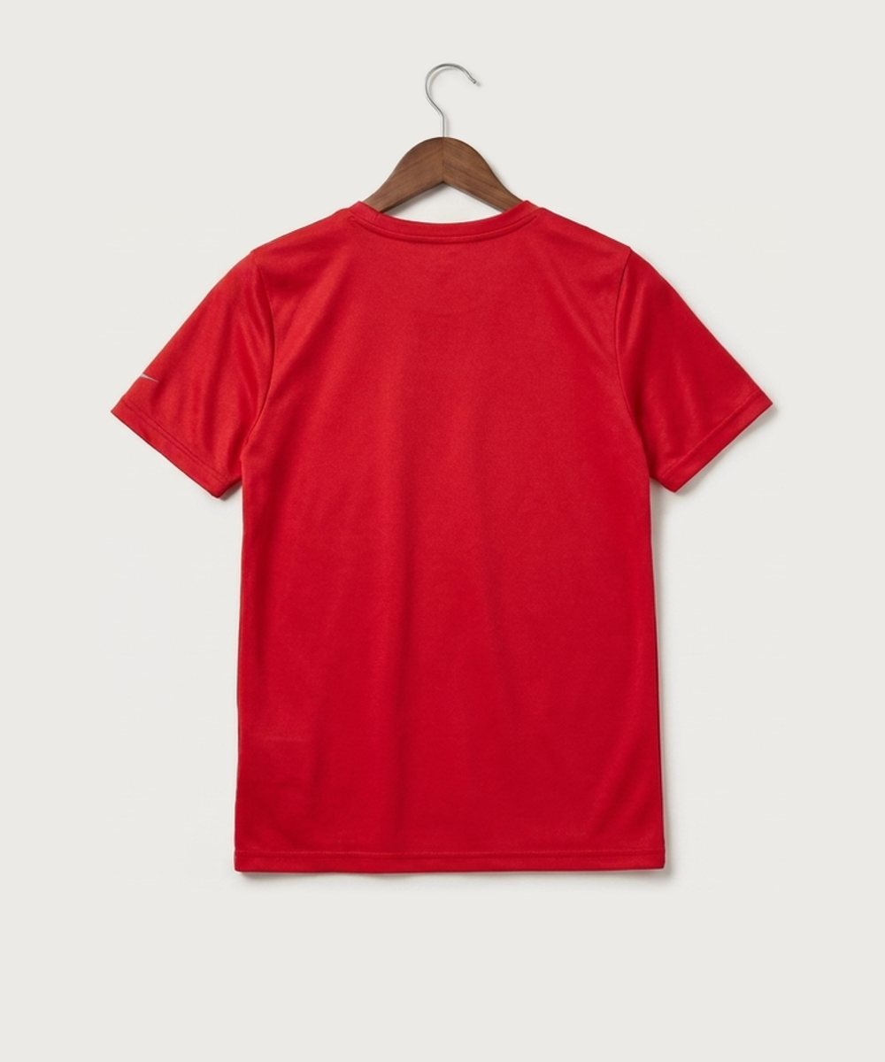 Wisconsin Lutheran High School Football (Boys) - University Red Nike Youth Swoosh Sleeve rLegend Tee NKDX8787 (back)