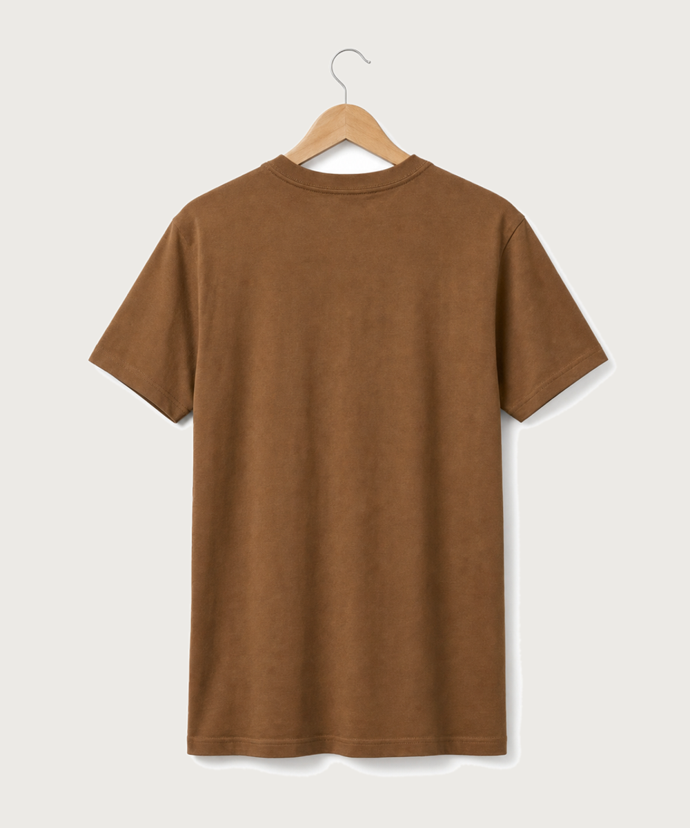 Ada Borup High School Football (Boys) - Duck Brown Port & Co Core Cotton Tee. PC54 (back)