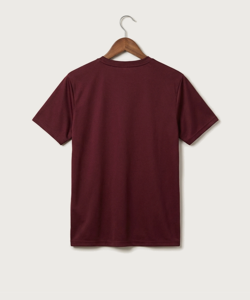 Moline Cheer general - Team Maroon/ White Men's Pregame T-Shirt (back)