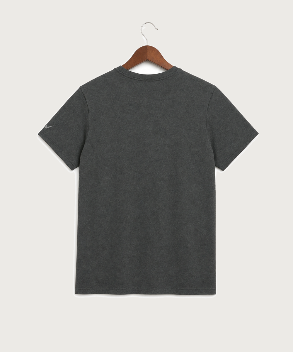 Ada Borup High School Football (Boys) - Dark Smoke Heather Nike Swoosh Sleeve rLegend Tee NKDX8730 (back)