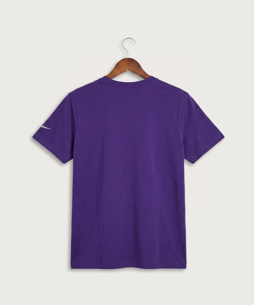Axtell High School Basketball (Girls) Team Store - Court Purple Nike Youth Swoosh Sleeve rLegend Tee NKDX8787 (back)