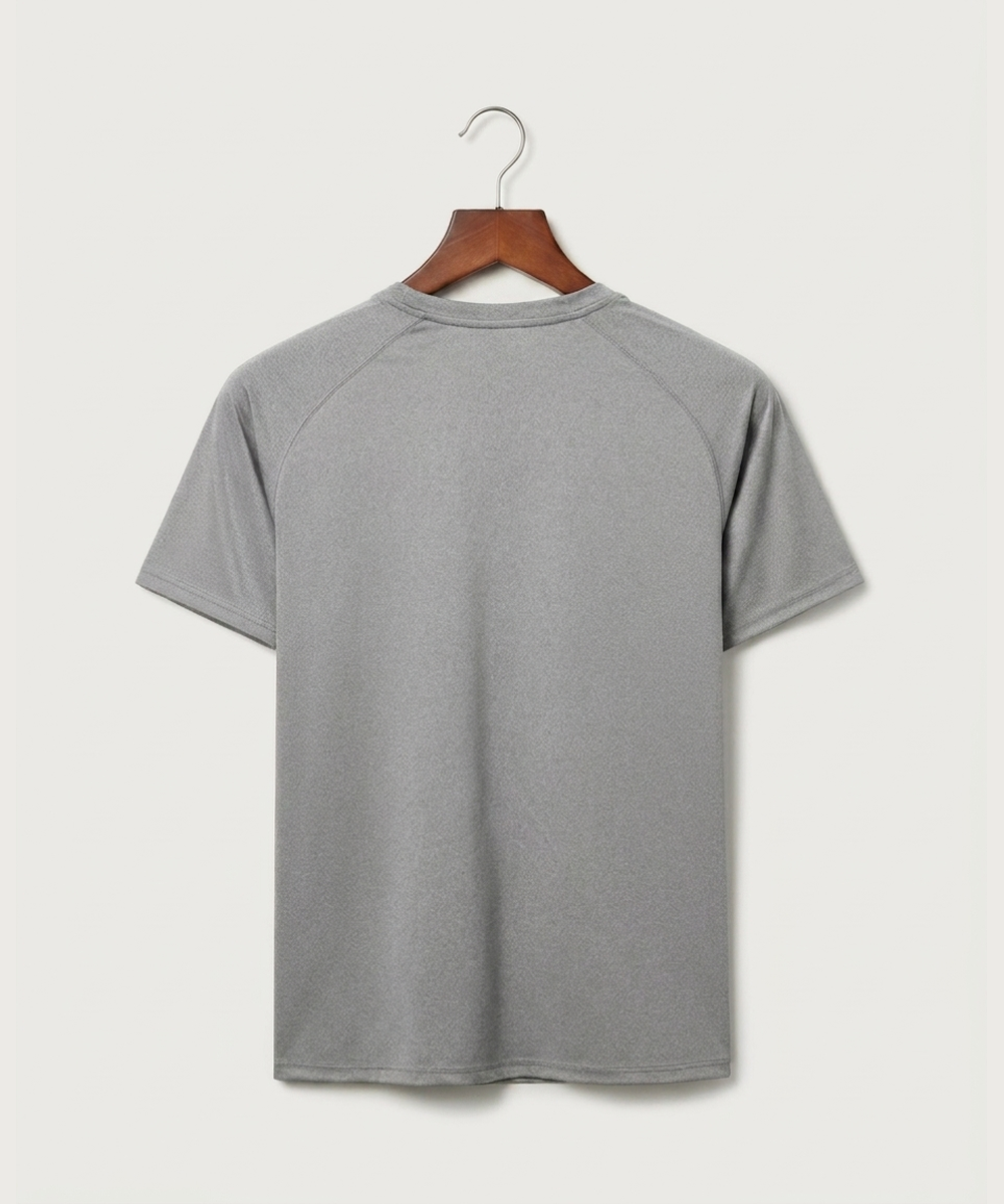 Wisconsin Hanger Test - Gray Tee - Left Chest (back)