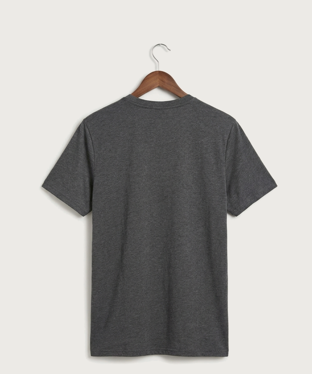 Jr Panther Basketball - Dark Grey Heather/ White Men's Pregame T-Shirt (back)