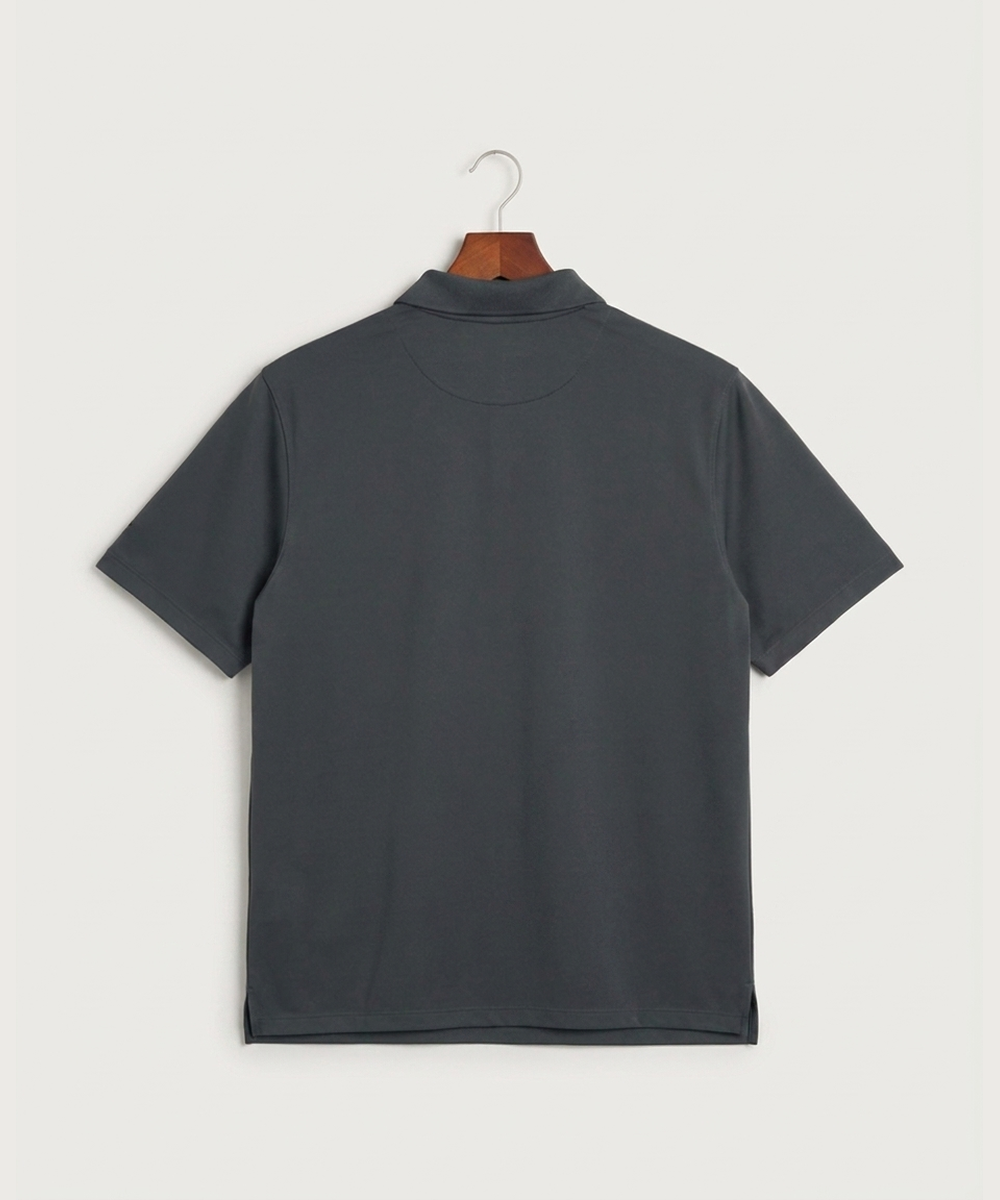 Wisconsin Hanger Test - Anthracite Polo - Left Chest (back)