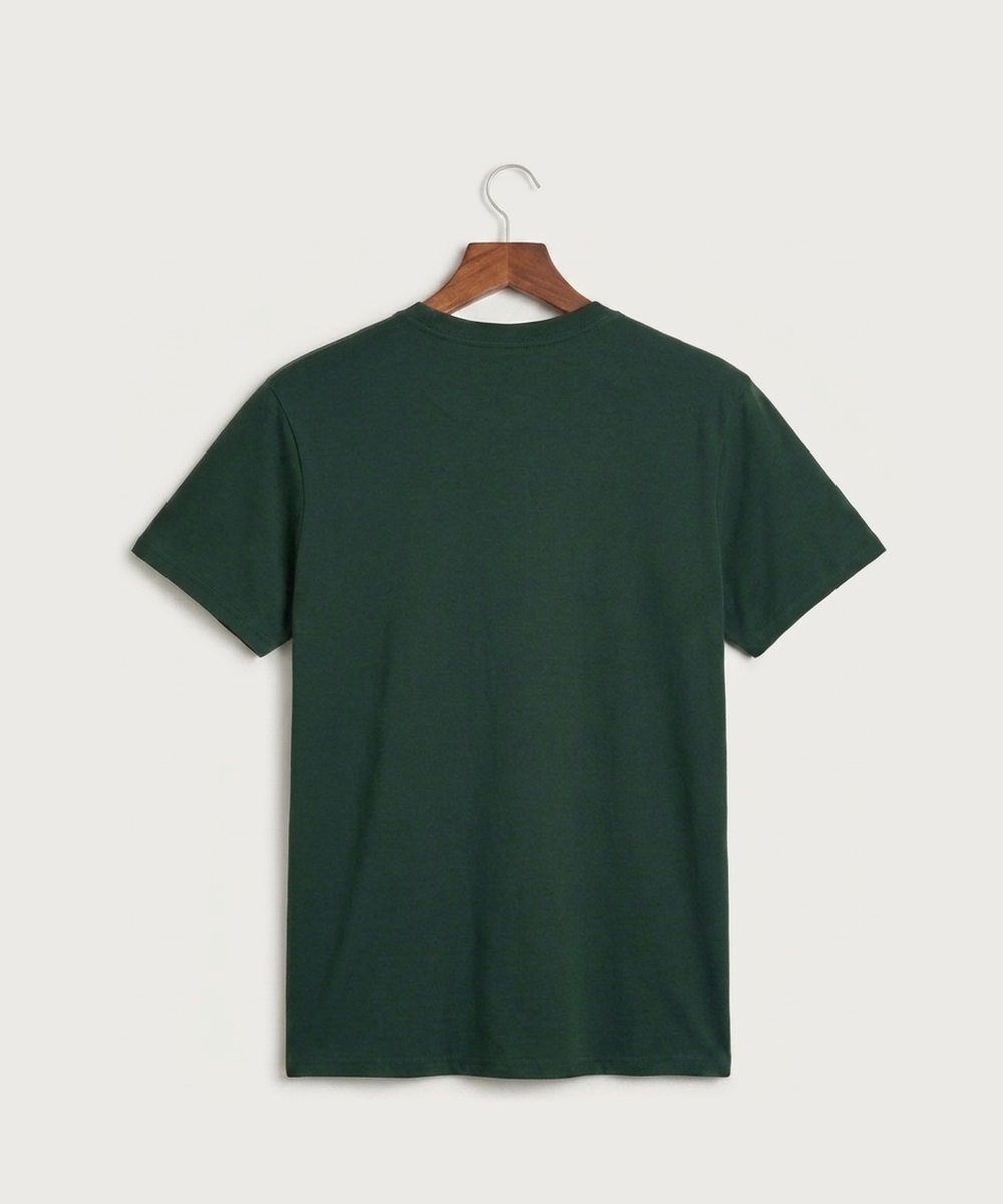 Proctor High School Football (Boys) - Dark Green Port & Co Core Cotton Tee. PC54 (back)