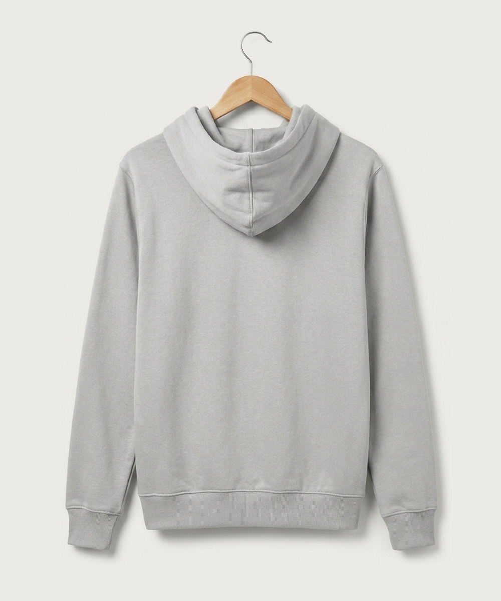 Hudson Cheer & Stunt - Silver Port & Co Core Fleece Pullover Hooded Sweatshirt. PC78H (back)