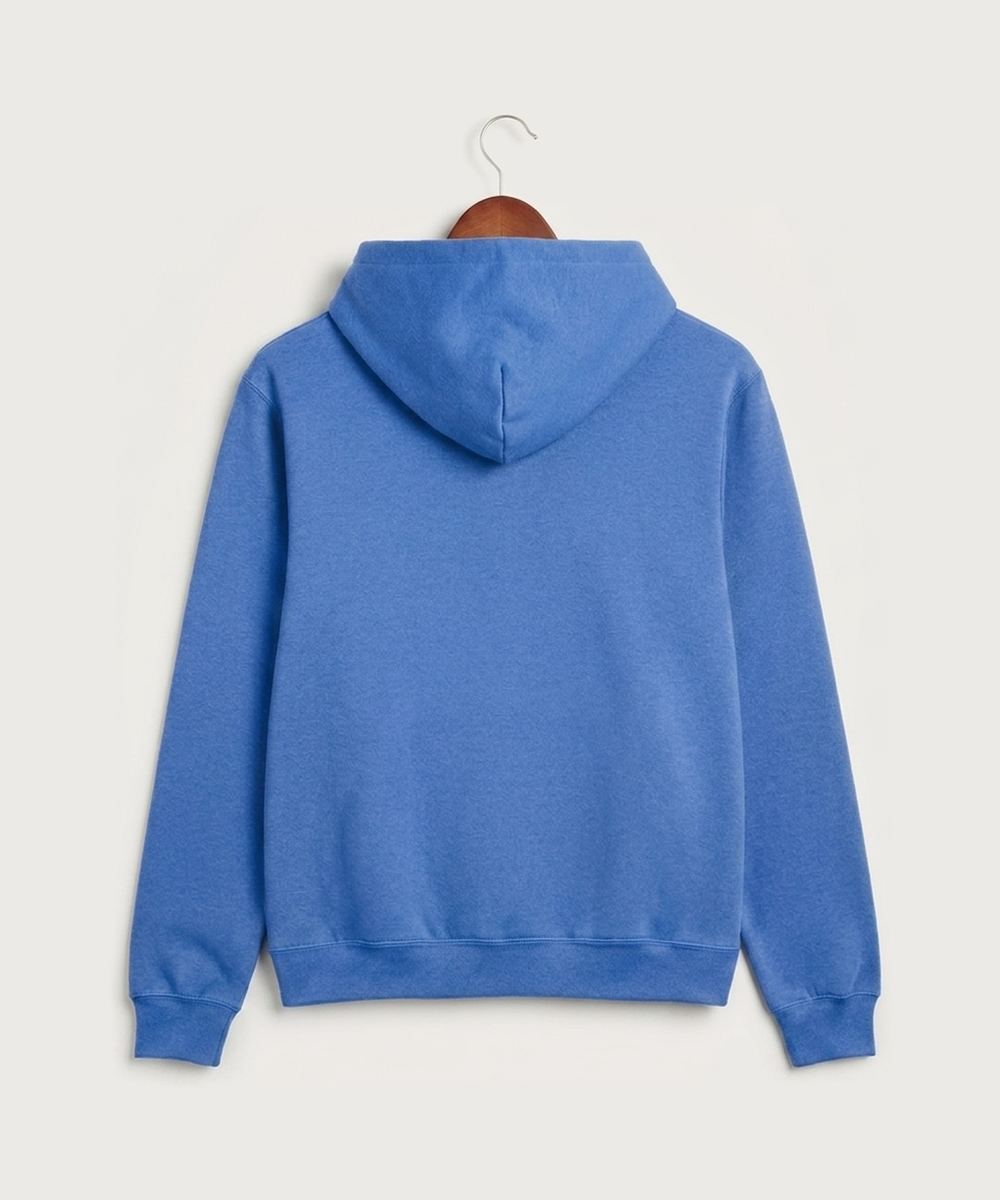 Codex Team Store Proof Reference - Heather Royal Port & Co Core Fleece Pullover Hooded Sweatshirt. PC78H (back)