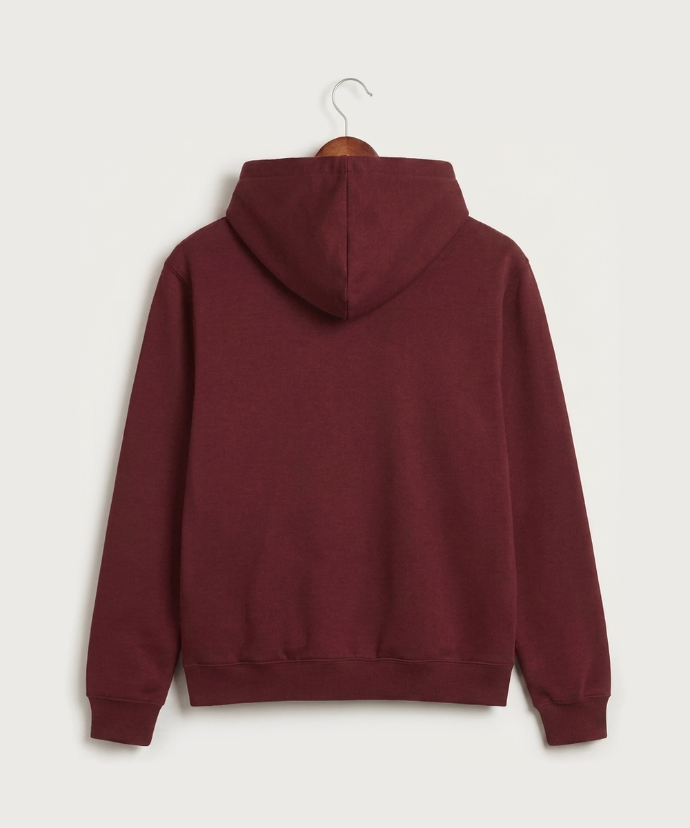 Stockton High School Football - Burgundy Hoodie Value (back)