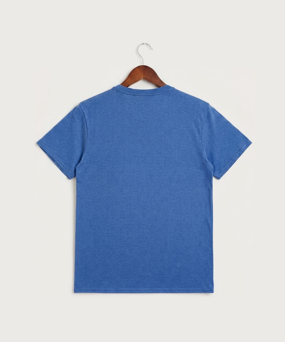 Codex Team Store Proof Reference - Heather Royal Port & Co Core Cotton Tee. PC54 (back)