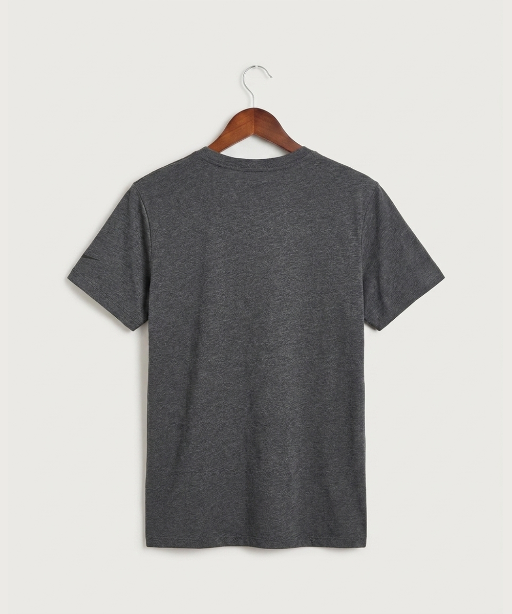 Wisconsin Hanger Test - Dark Smoke Heather Nike Youth Swoosh Sleeve rLegend Tee NKDX8787 (back)