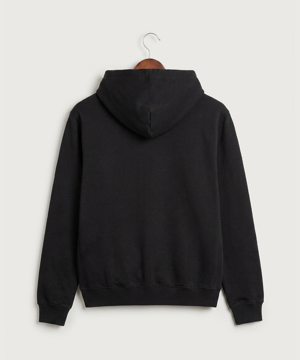 Wisconsin Hanger Test - Black Hoodie - Full Front (back)