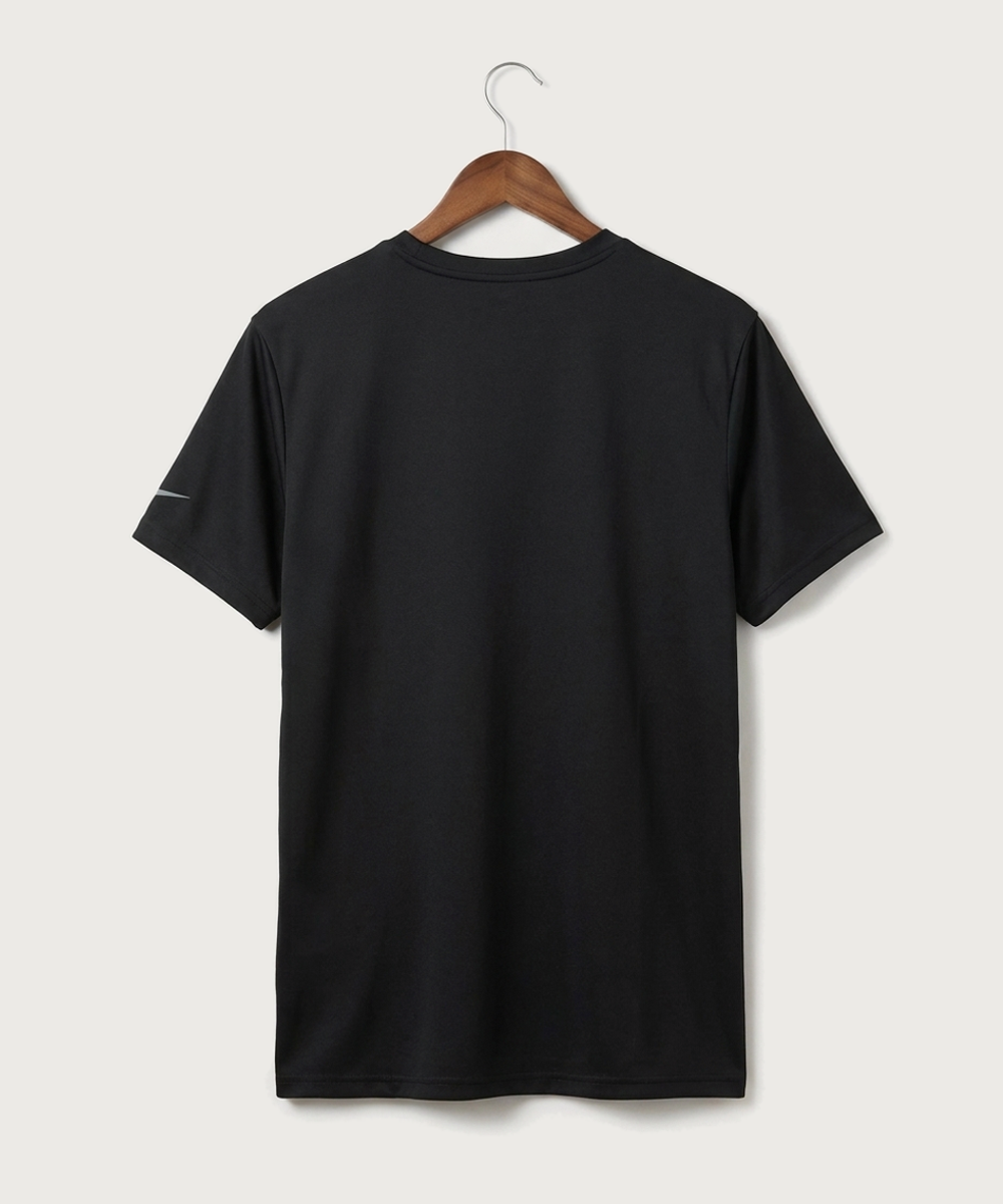Wisconsin Lutheran High School Football (Boys) - Black Nike Swoosh Sleeve rLegend Tee NKDX8730 (back)