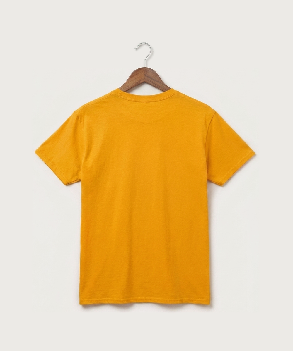 Hudson Catholic High School Soccer Team Store - Gold Port & Co Core Cotton Tee. PC54 (back)