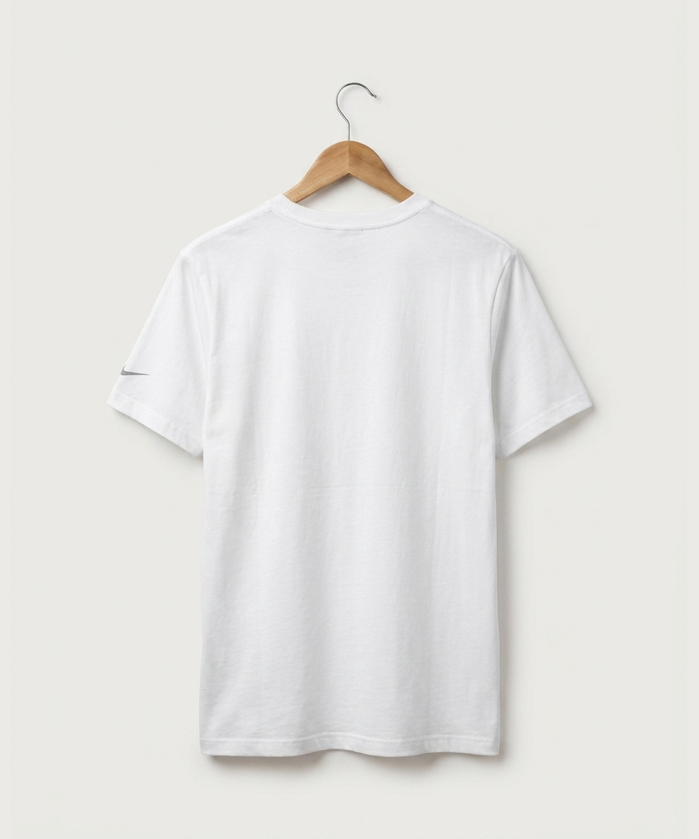 Wisconsin Hanger Test - White Nike Swoosh Sleeve rLegend Tee NKDX8730 (back)