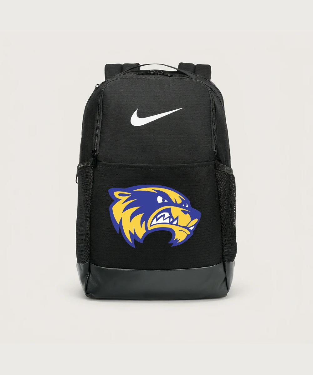 Wadena Deer Creek High School Football (Boys) - Black Nike Brasilia Medium Backpack NKDH7709