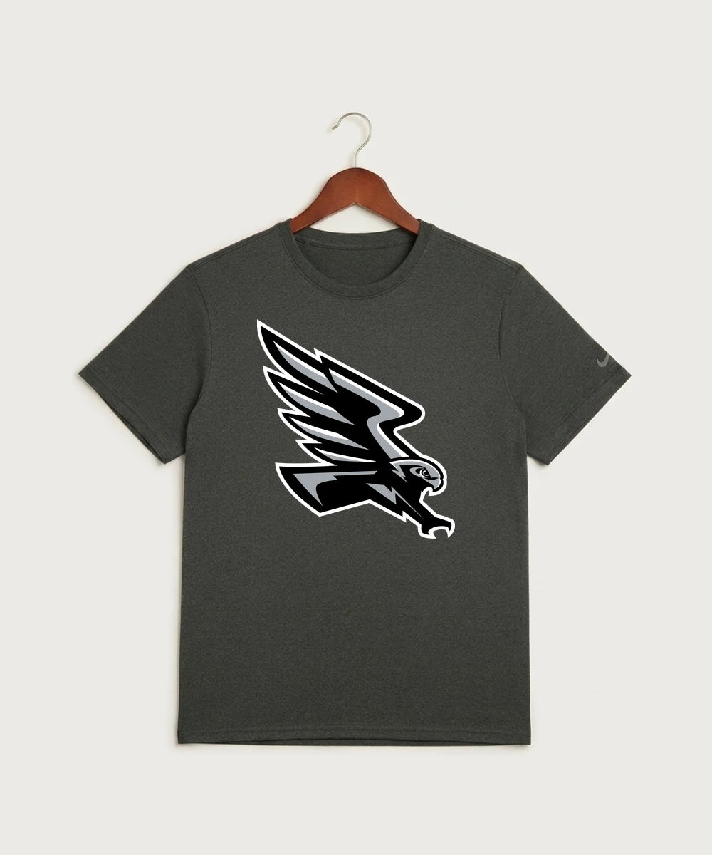 Red Rock Central High School Football (Boys) - Dark Smoke Heather Nike Swoosh Sleeve rLegend Tee NKDX8730