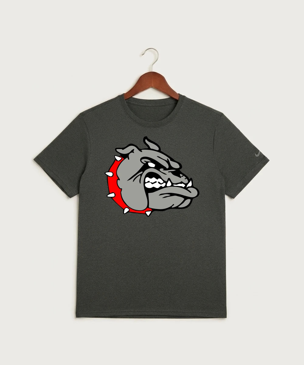 Otter Tail Central Football (Boys) - Dark Smoke Heather Nike Swoosh Sleeve rLegend Tee NKDX8730