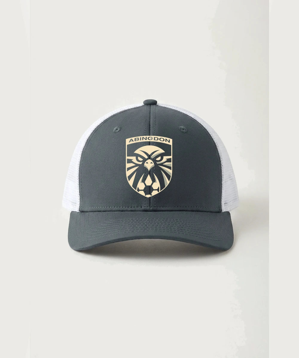 Abingdon High School Football (Boys) - Iron Grey/ White Sport-Tek Club Trucker Cap STC46