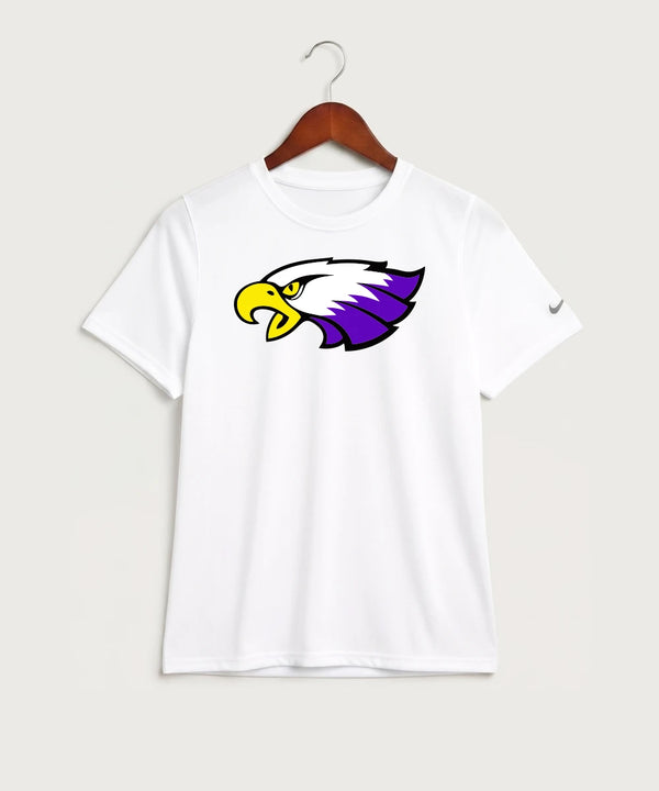 Red Wing High School Football - White Nike Youth Swoosh Sleeve rLegend Tee NKDX8787