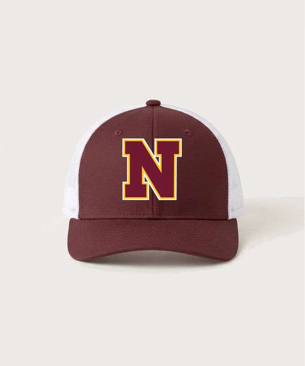 Northfield High School Volleyball (Girls) - Maroon/ White Sport-Tek Club Trucker Cap STC46